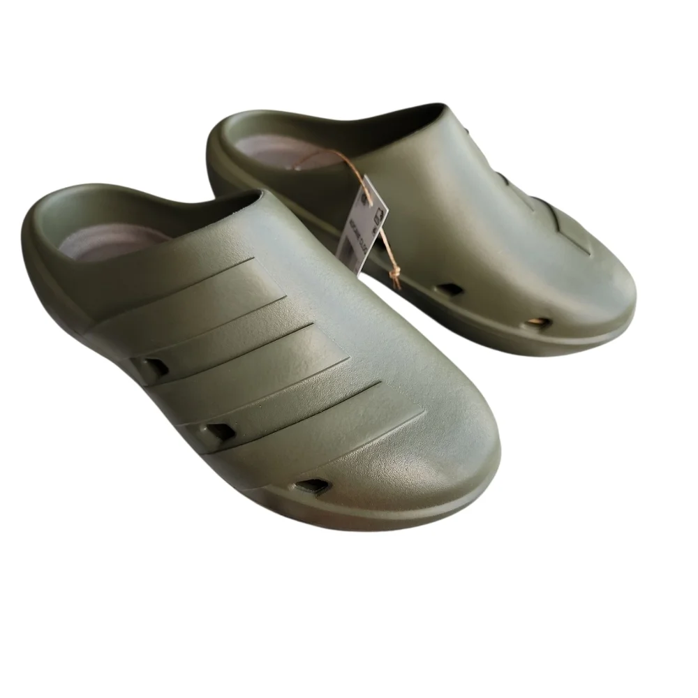 Adidas Adicane Clog Green Slip Ons Men  5‎ Women 6